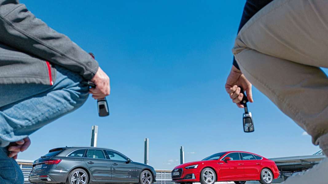 Audi A4 Avant 40 TFSI Quattro vs. Audi A5 SB 40 TFSI Quattro - Schlüsselerlebnisse