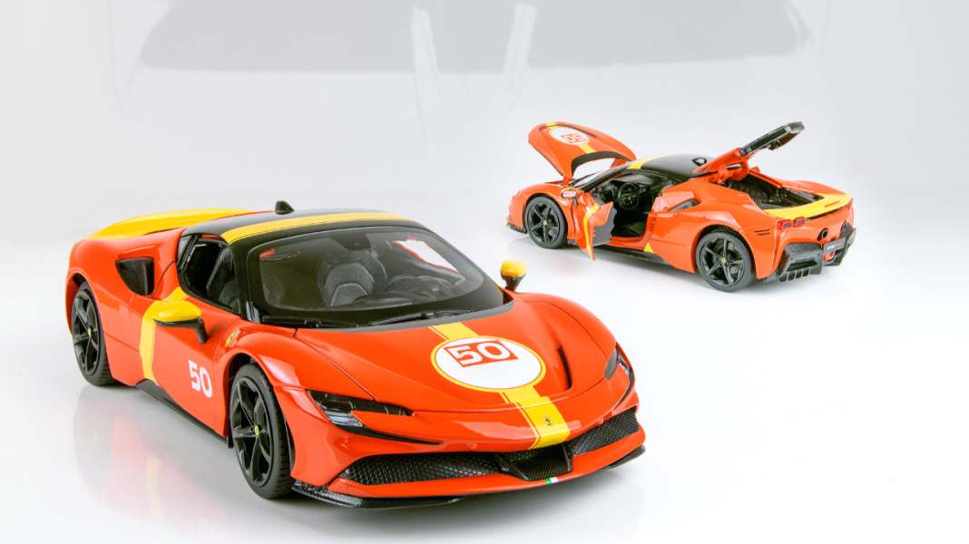Ferrari SF90 Assetto Fiorano Nr. 50 von Bburago in 1:18 – Leichtgläubig