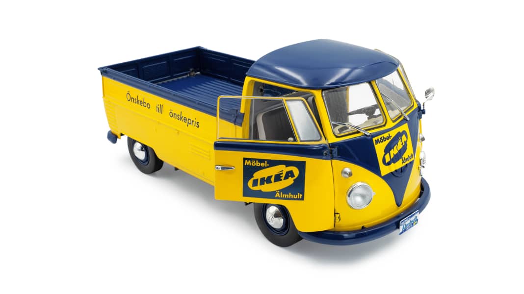 VW T1 Pritsche „Ikea“ von Solido in 1:18 – Billy-Bulli