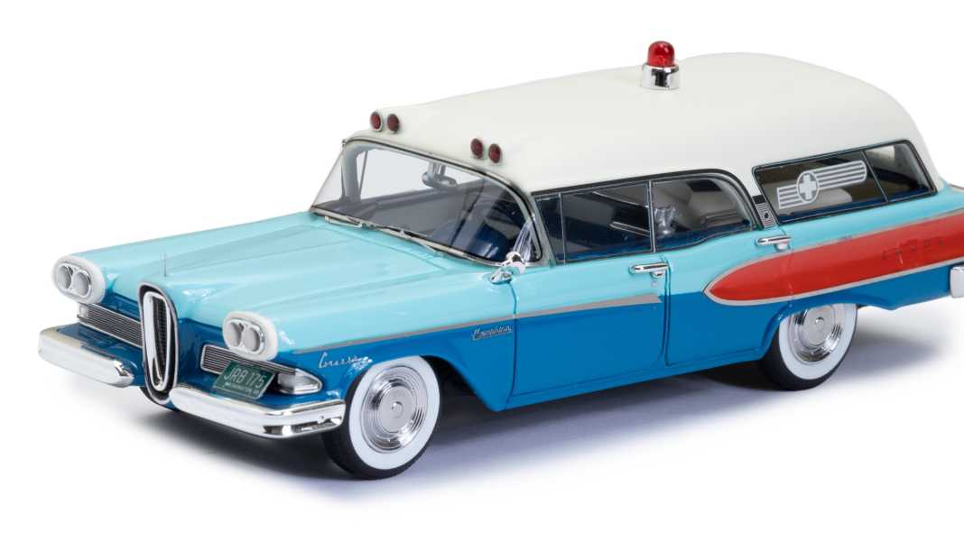 Esval Models bringt eine weitere 1:43-Ambulance auf Basis des Ford Edsel