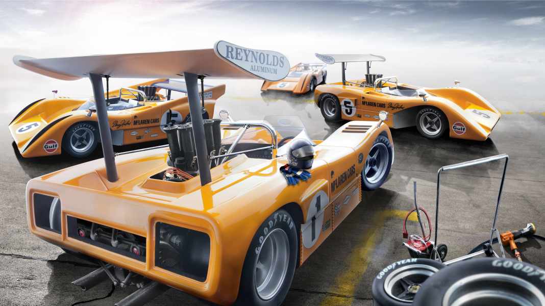 Fuhrwerk Orange – ‘69 McLaren M8B von Tecnomodel in 1:18
