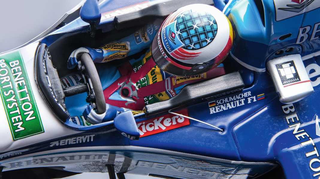 ‘95 Benetton B195 Michael Schumacher von Minichamps in 1:18 – Die Nummer 1