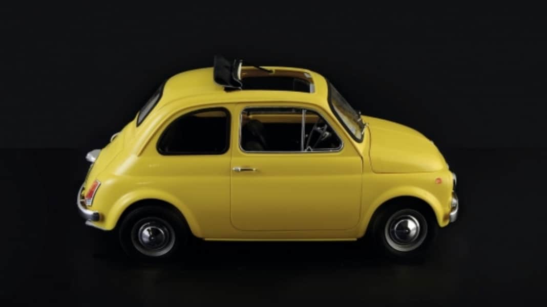 Die Farbe des Gelbes: Italeri bringt Fiat-500-Kit in 1:12 und Gelb
