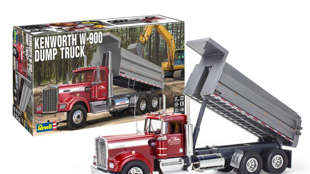 Revell macht richtig Truck: Mit einem Muldenkipper auf Kenworth-Basis in 1:25