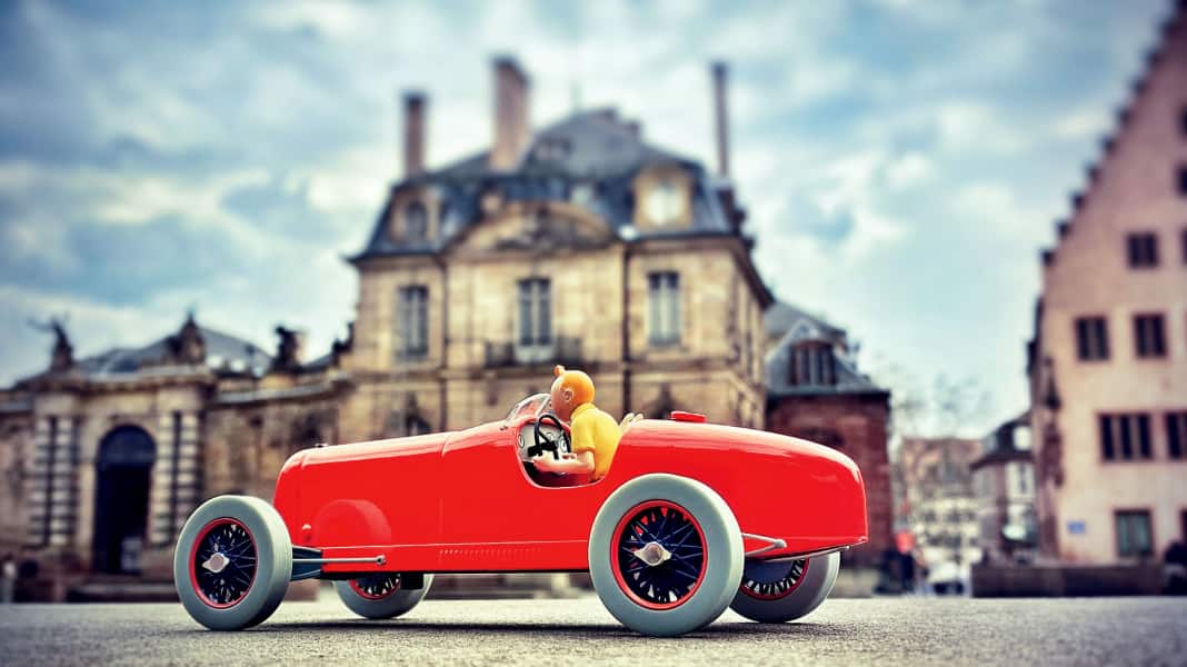 Der rote Renner: Tims „Bolide Rouge“ in 1:24 von Hachette