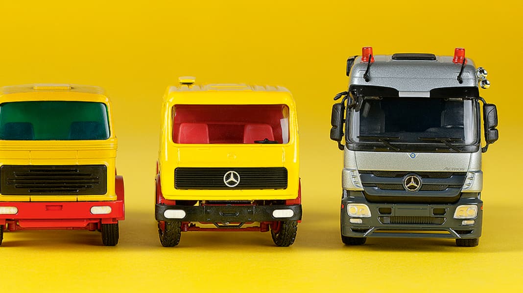 Dreiklang: Die Mercedes-Evolution bei Conrad in 1:50