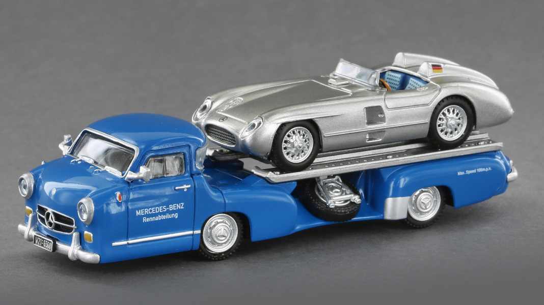 Das 1:87-Wunder: „Blaues Wunder“ und 300 SLR von Le Grand in 1:87