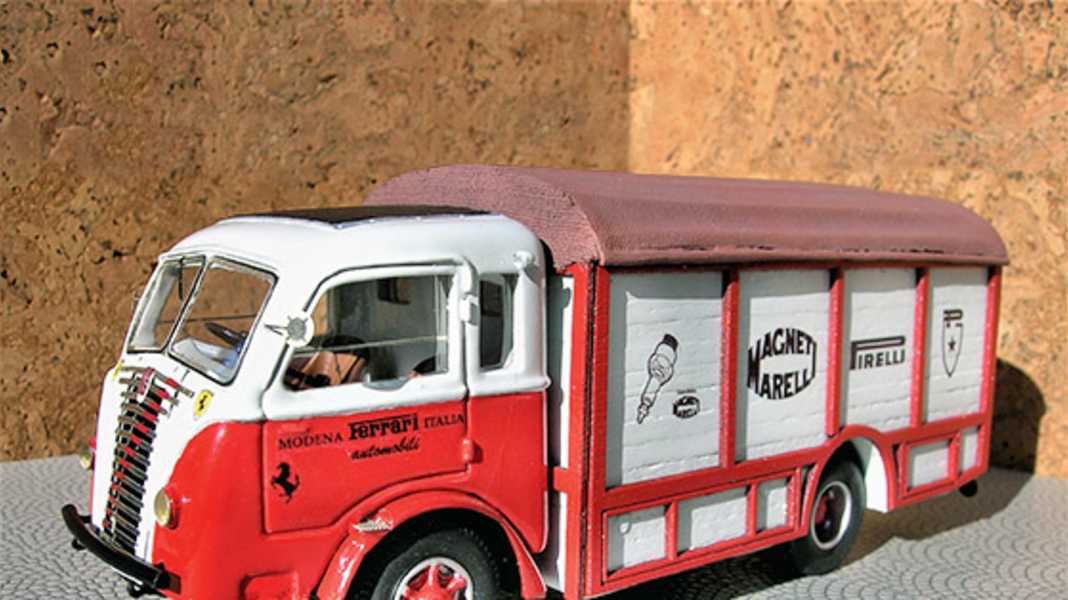Handarbeiter: Lkw von I. V. Modelfactory in 1:43