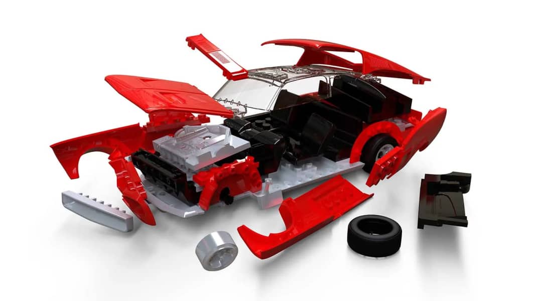 Wenn Sie rotsehen und an einen Mustang denken, sind Sie bei Airfix ganz richtig!