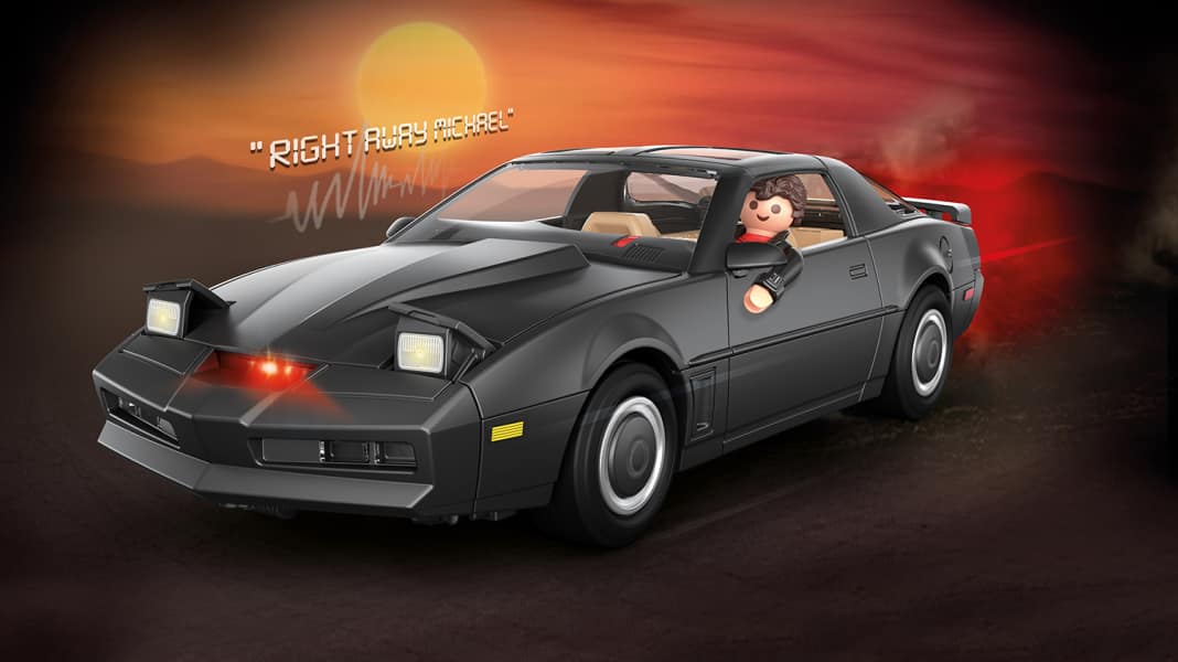 Playmobil bringt nicht nur K.I.T.T., sondern auch David Hasselhoff, alias Michael Knight