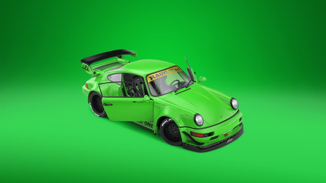 Solido öffnet Pandoras Büchse und heraus driftet dieser RWB-Elfer in Grün!