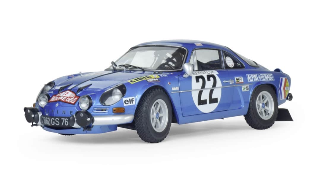 Carson Modelsport liefert die Alpine A 110 in 1:8 im Monte-Look