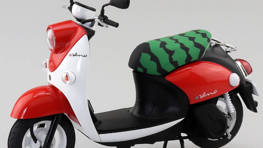 Aoshima kündigt für den Mai den Yamaha E-Vino als 1:12-Kit an