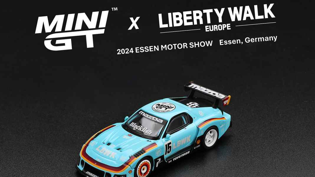 Mini GT zeigt auf der Essen Motor Show Mazda-Sondermodell in 1:64
