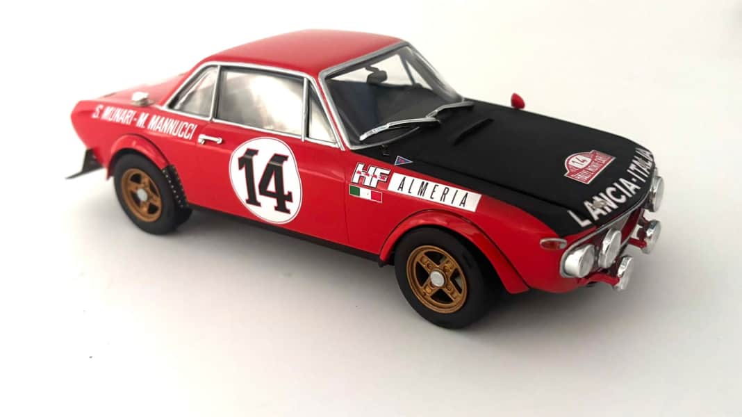 Italeri überrascht mit Lancia Fulvia HF als Kit in 1:24 – mit Fotoätzteilen