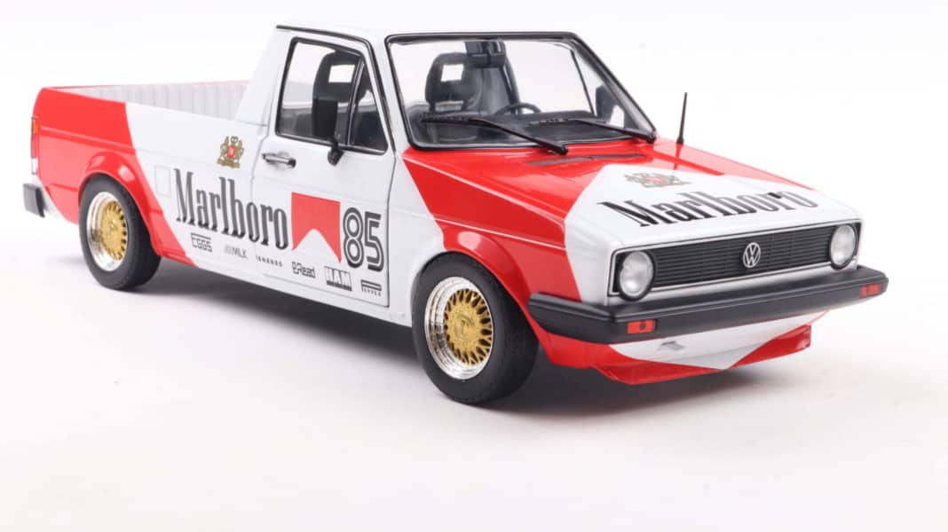 Messe-Ticker 4: Solido macht den VW Caddy in 1:18 zum “Marlboro”-Man aus Die Cast