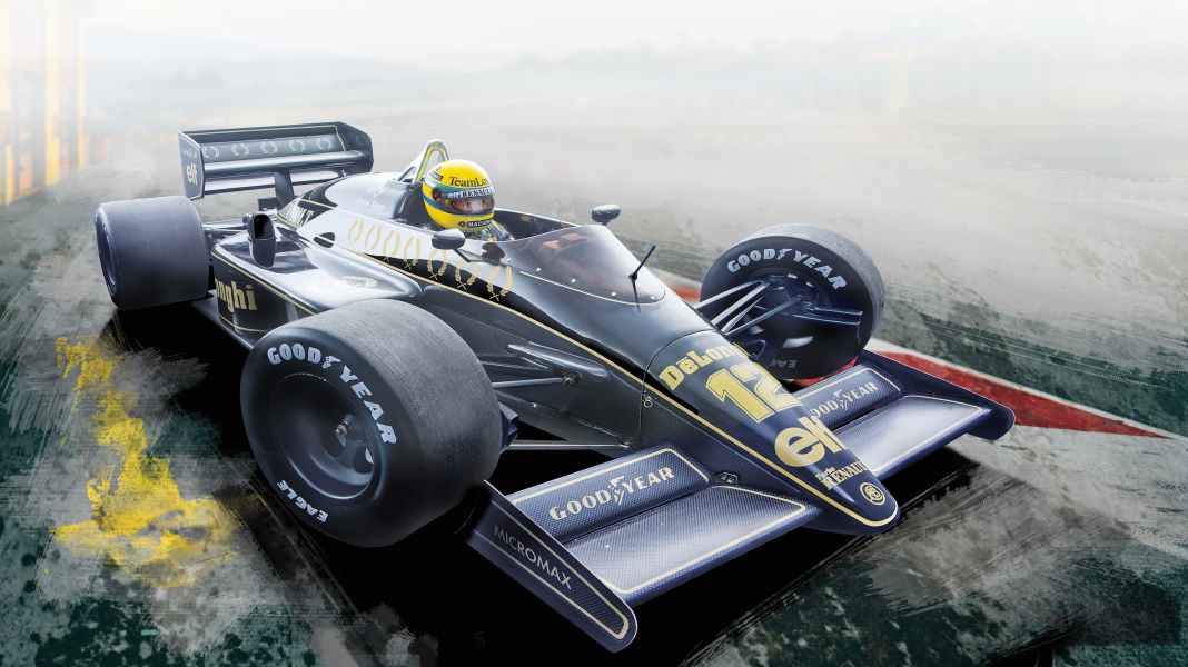 ‘85 Lotus 97T Ayrton Senna von Minichamps in 1:18 – Der Senna-Aufgang