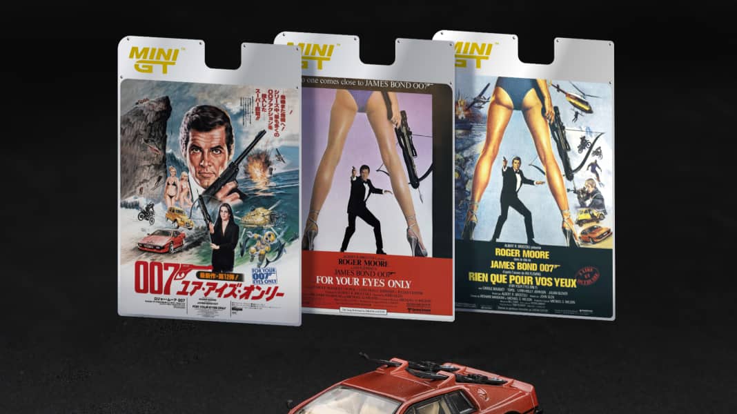 Mini GT legt mit zwei Bond-Autos in 1:64 nach