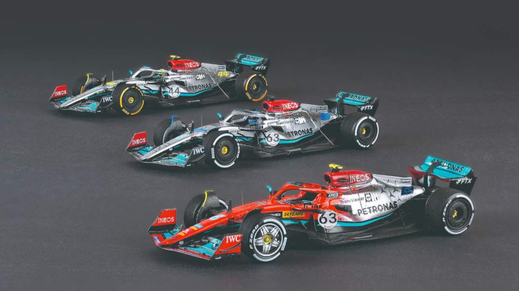 ’22 Mercedes-AMG F1 von Minimax/Spark in 1:43 - Belgische Praline