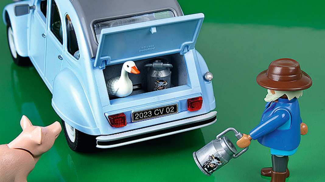 Citroen 2 CV von Playmobil in 1:22,5 - Wo sind die Eier?