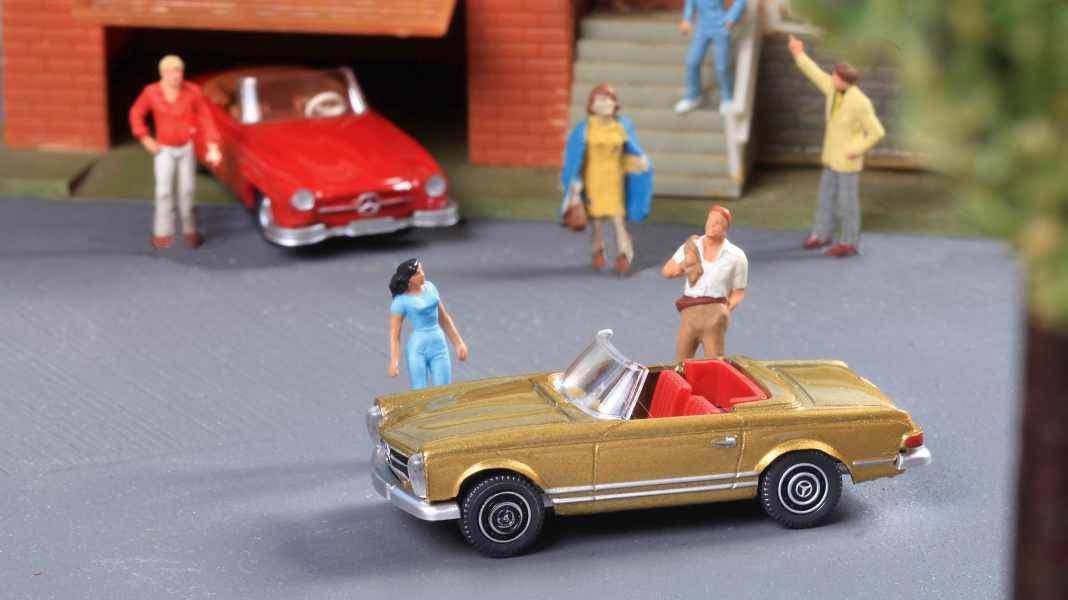 Die Mercedes-Benz SL von Wiking in 1:87 - Sternschnuppen