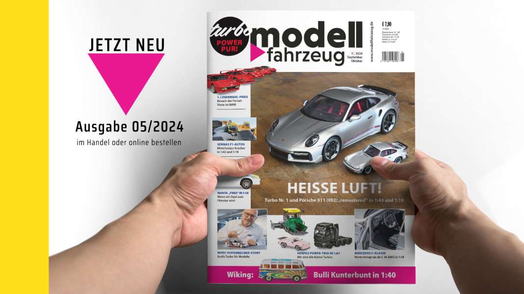 Heft 5/2024 von MODELL FAHRZEUG ist da und feiert den Turbo-Motor mit tollen Stories