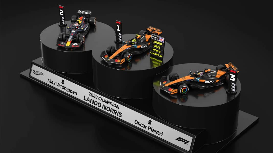 Hot Wheels enthüllt Formel-1-Podium-Überraschung für 2026