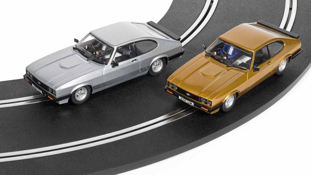 Scalextrix bringt die Rabauken-Capris von Bodie und Doyle aus “Die Profis” in 1:32