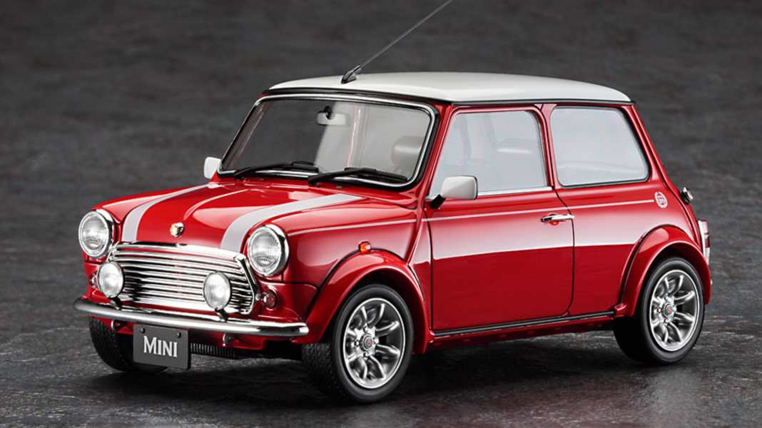 Hasegawa kündigt 1:24-Bausatz des klassischen Mini als 40th Anniversary an