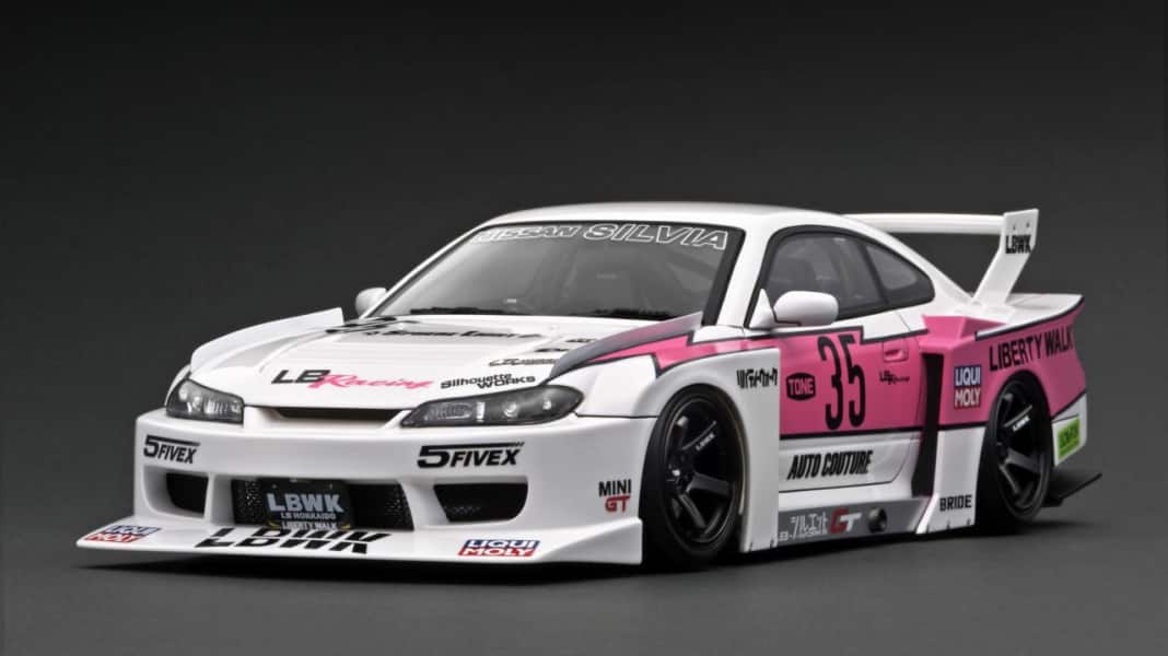 Ignition Model kündigt zwei getunte Nissan Silvia in 1:18 an