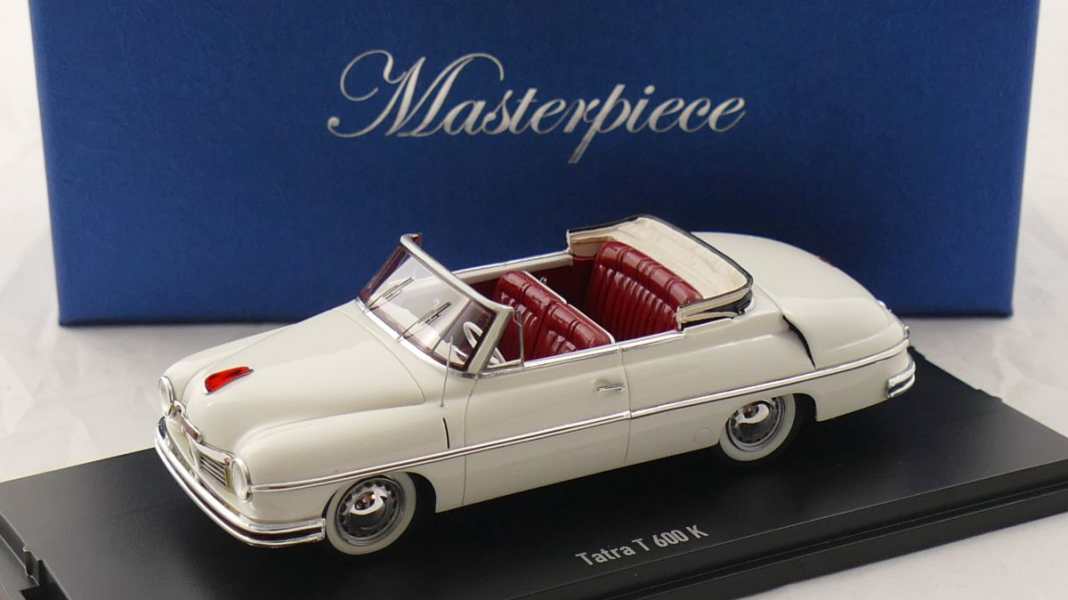 Bei Masterpiece erscheint das Tatra T 600 K Cabriolet in 1:43