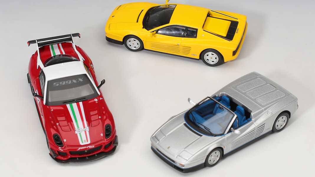 BBR bringt drei Ferrari-Ikonen im Sommer aus Die Cast und in 1:64
