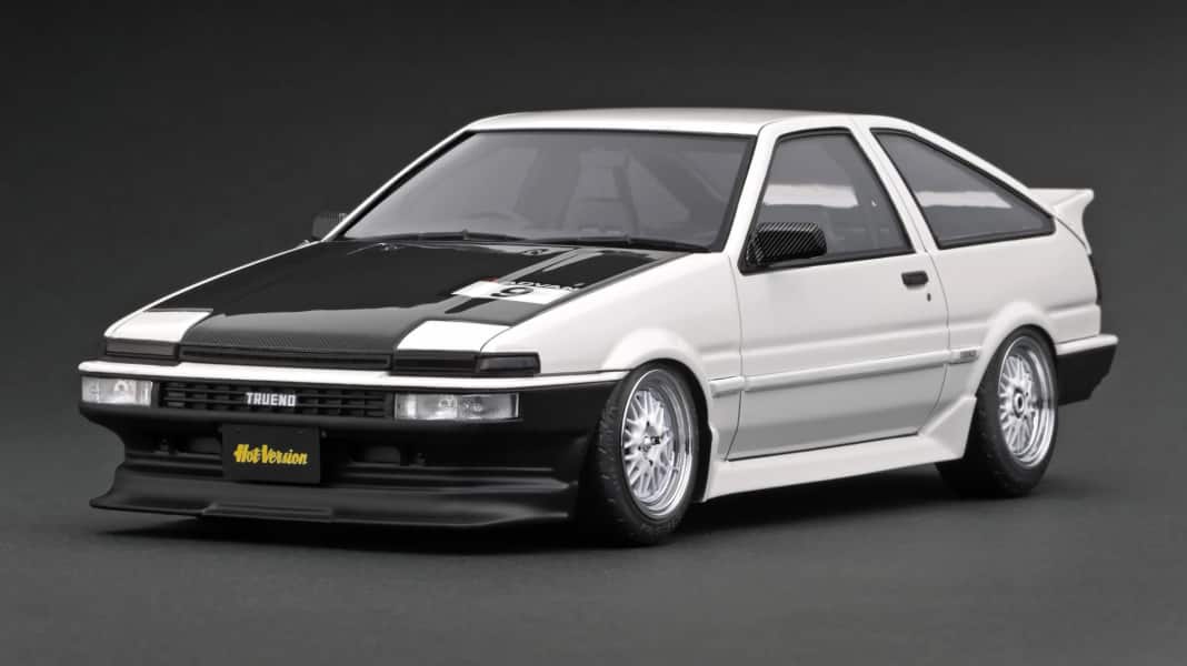 Toyota Trueno von Ignition Models kommt in 1:18 aus Resine