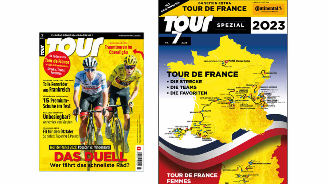 Alle Infos zur Tour de France 2023: Magazin TOUR mit 64 Seiten zur Frankreich-Rundfahrt