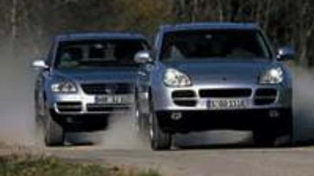 Vergleich: Touareg V6 gegen Porsche Cayenne V6