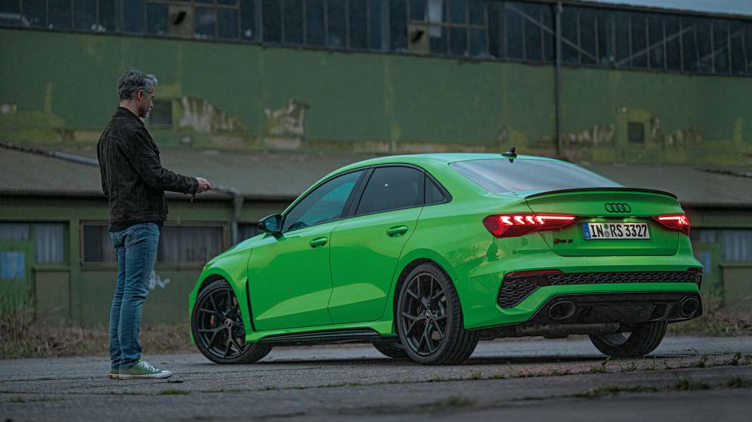 Audi RS3 Limousine: Grüne Schnelle