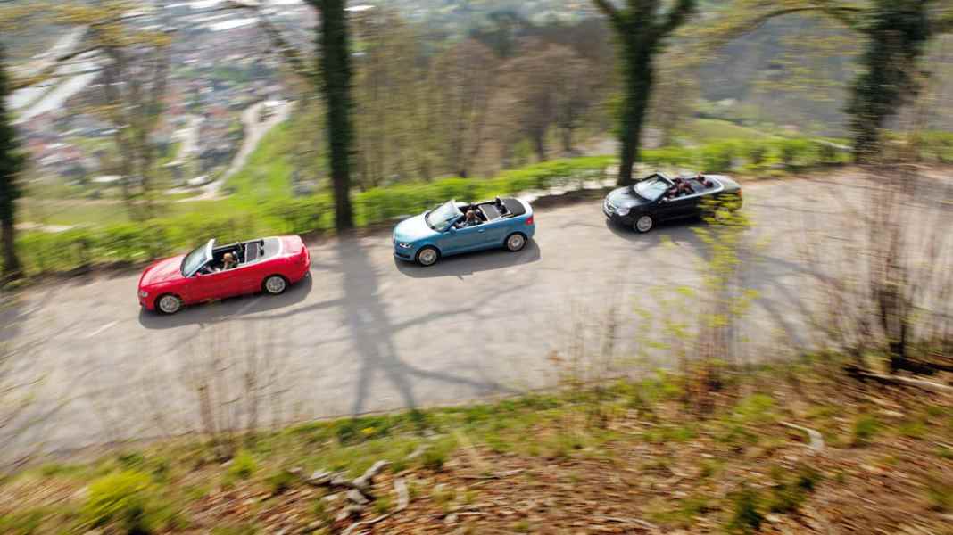 Vergleich: A5 Cabriolet, A3 Cabriolet und Eos - Flotter Dreier