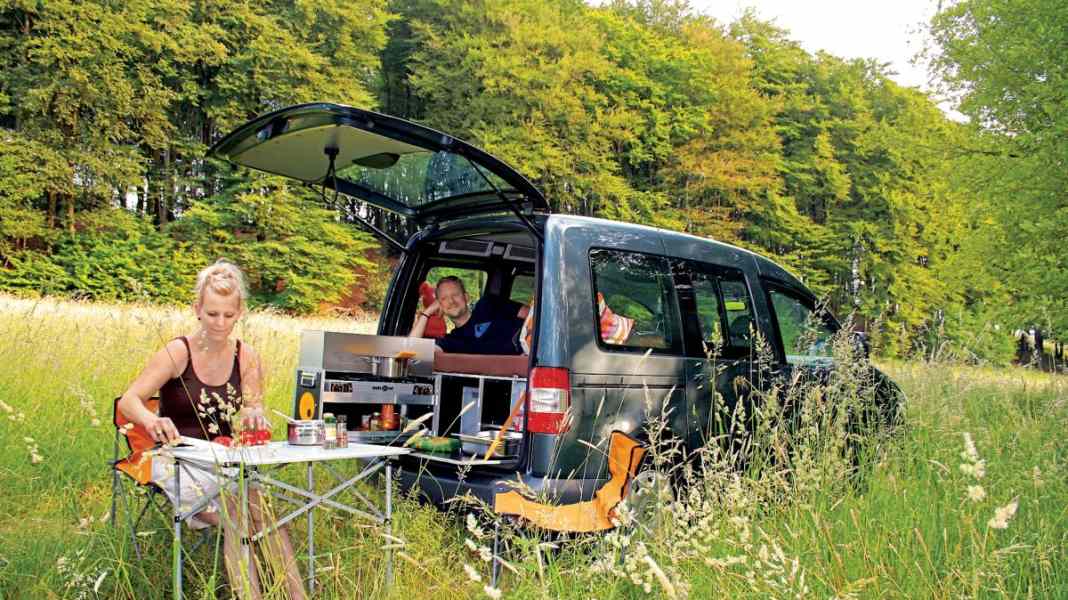 Campingtest: VW Caddy mit QuQuQ-Box - Zauberkiste