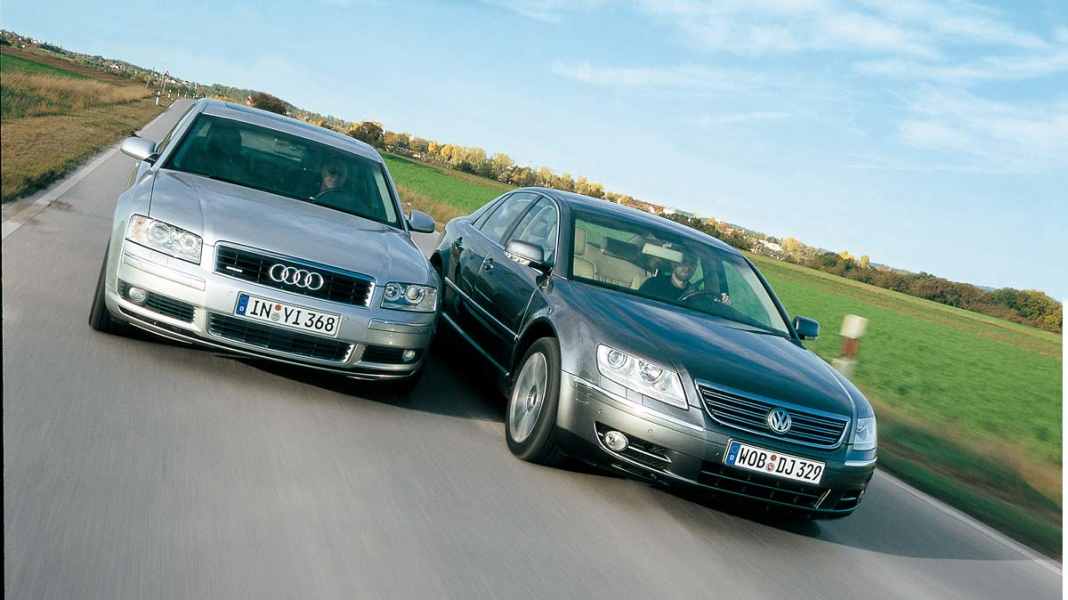 Vergleich: Audi A8 V6 TDI gegen Phaeton V6 TDI - REINER LUXUS