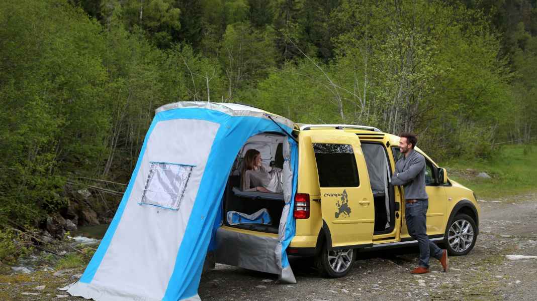 Neuer Cross Caddy Tramper - Ein Bett im Cross Caddy