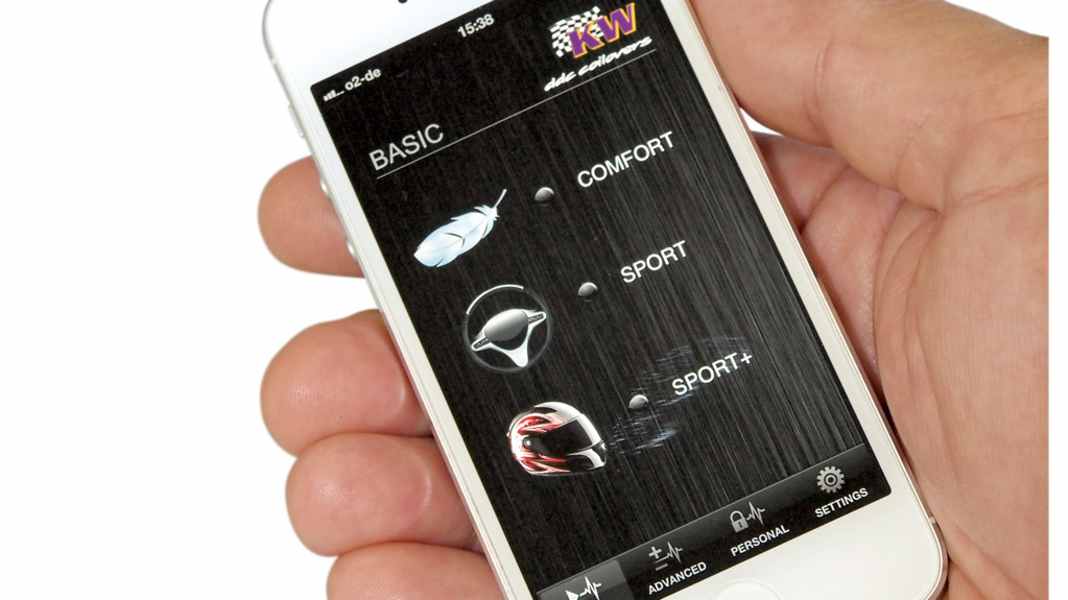 Bauplan: Elektronisch verstellbares Fahrwerk - Abstimmen per App