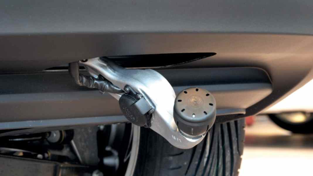 Schwenkbare Hängerkupplung für den Tiguan