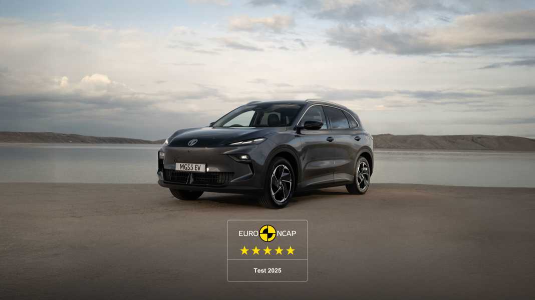 MGS5 EV erhält Bestnote im Euro-NCAP-Crashtest