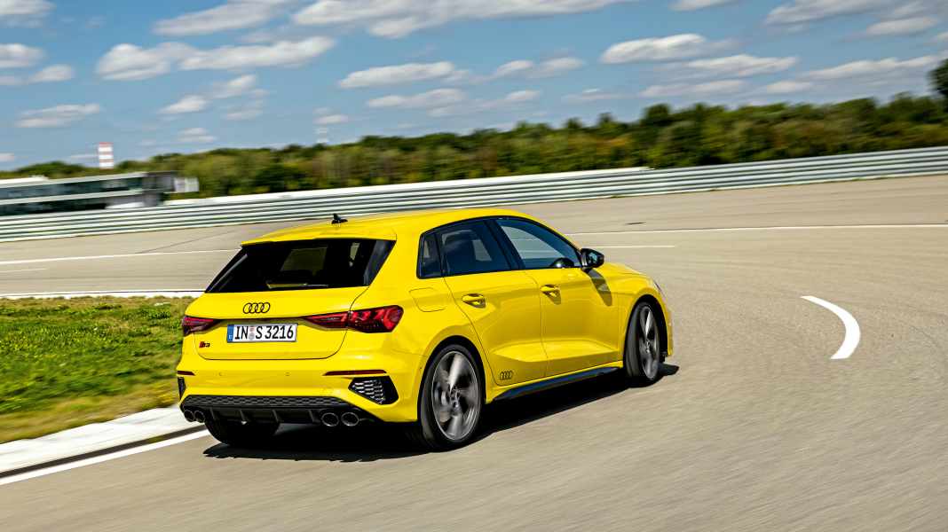 Audi S3 Sportback: Druckaufbau
