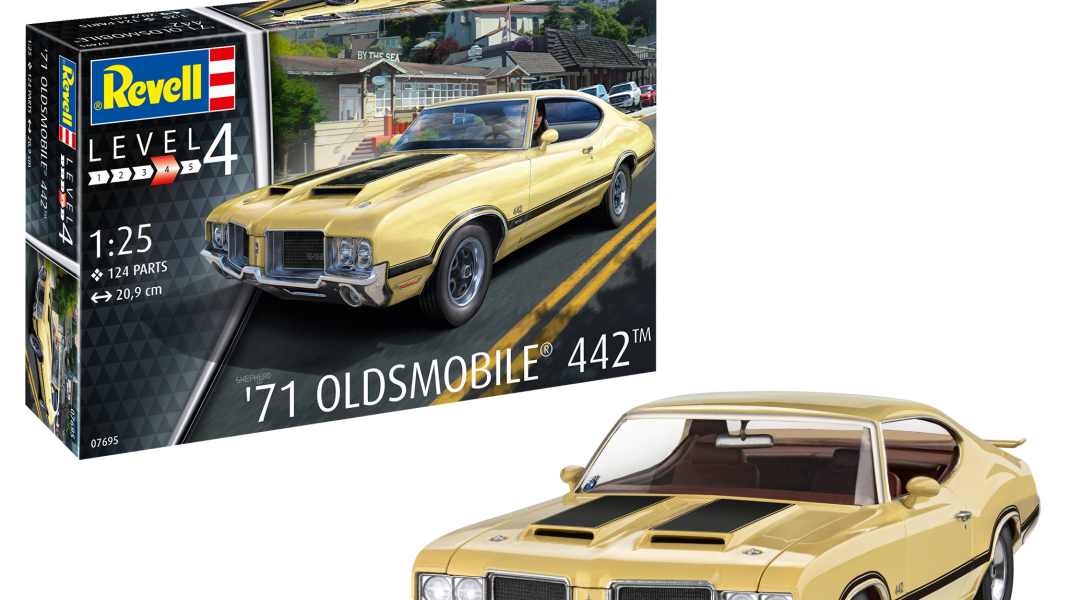 Revell bringt Oldsmobile 442 als Plastikbausatz in 1:25