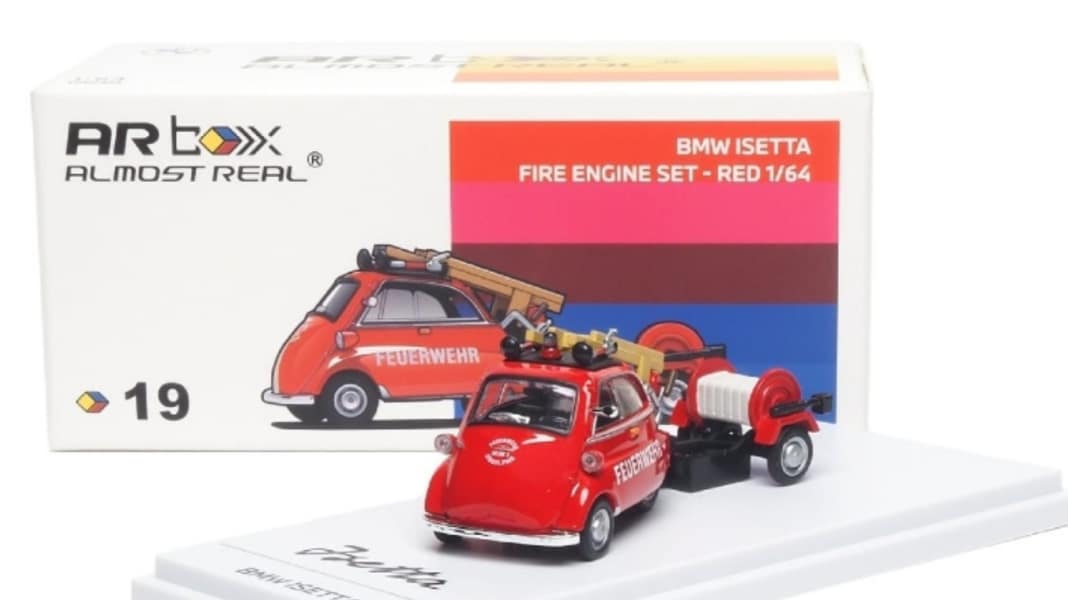 Almost Real bringt Isetta-Feuerwehr im Mini-Maßstab 1:64 von BMW