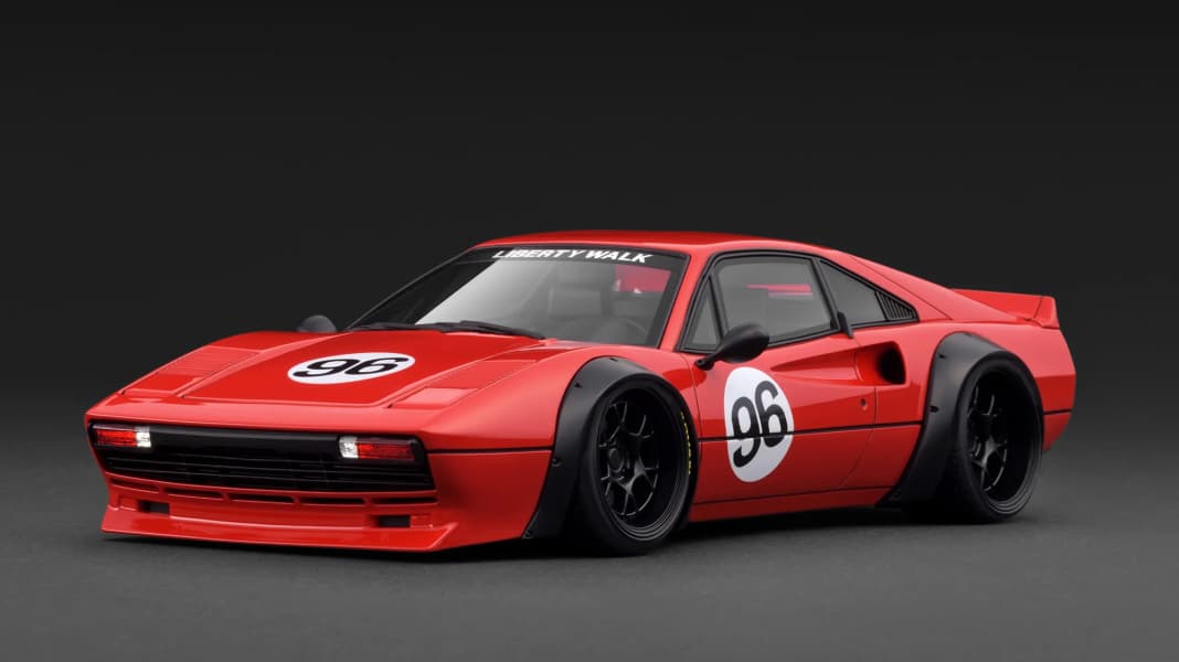 Ignition Model überrascht mit LB-Works-Ferrari 308 GTB in 1:18 aus Resine