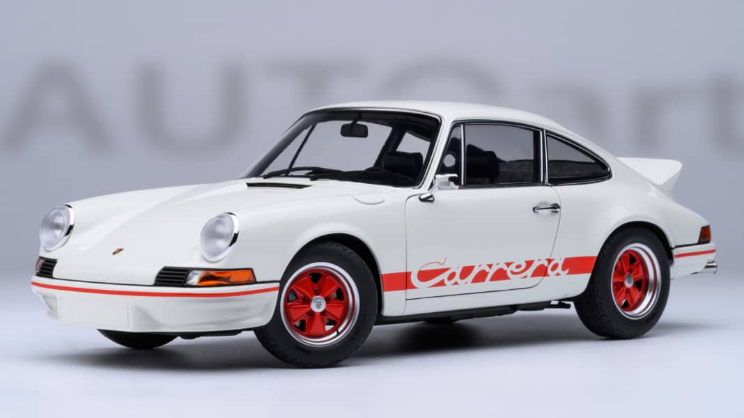 Da kommt ein Hammer-Bürzel von Autoart: der Carrera RS 2.7 in 1:18
