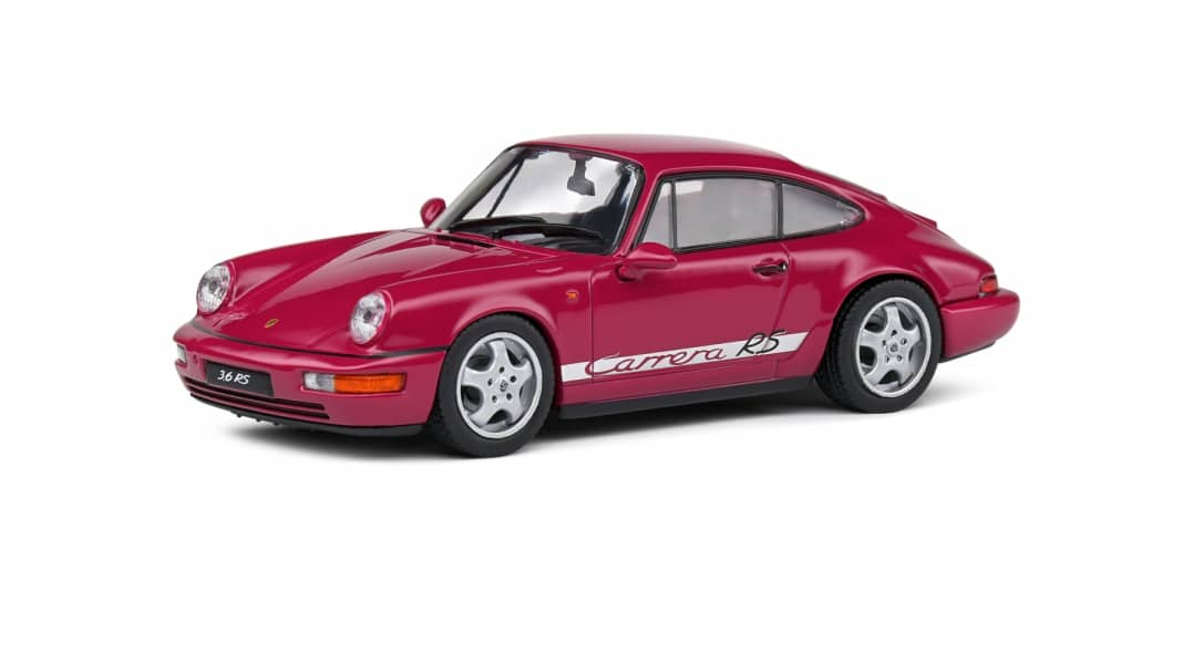 Solido startet seinen Porsche 911 (964) RS 3.6 in 1:43 in Sternrubin