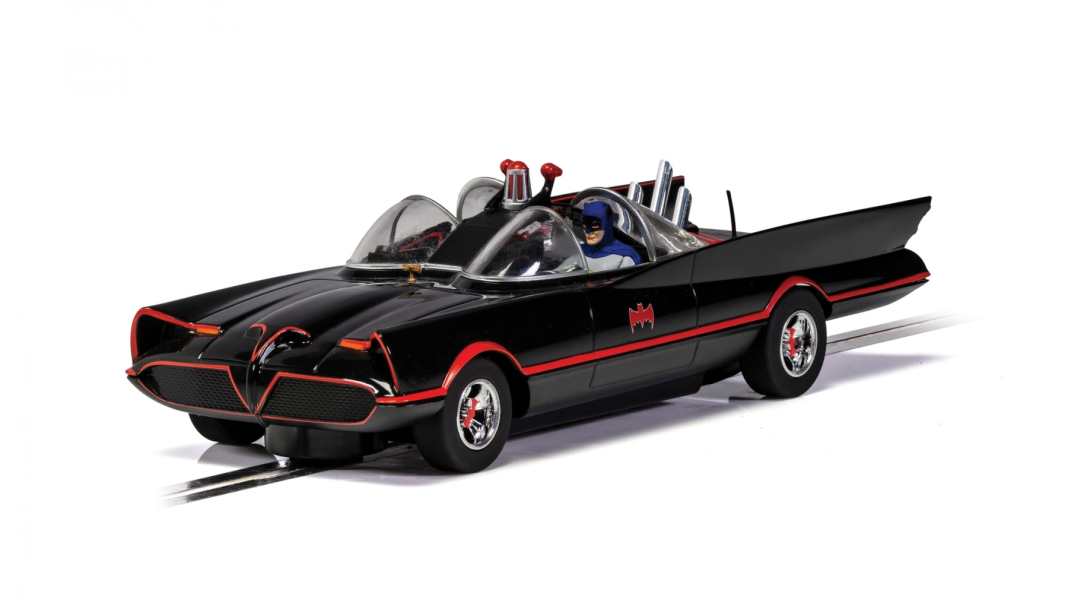 Ouch! Crush! Splat! Boing! Das Batmobil für die Autorennbahn in 1:32 ist im Anflug!